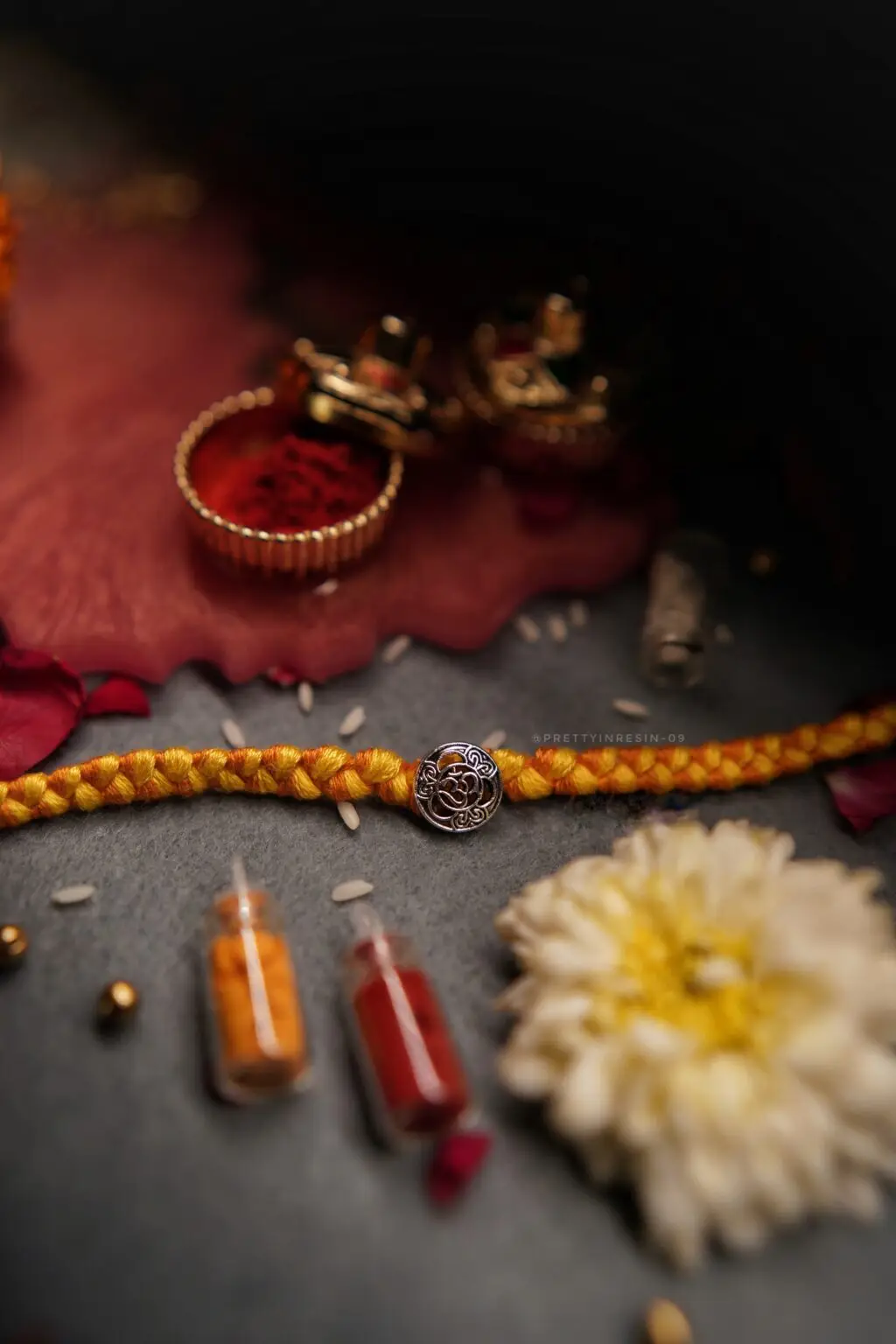 Metallic Om Rakhi