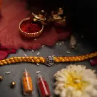 Metallic Om Rakhi