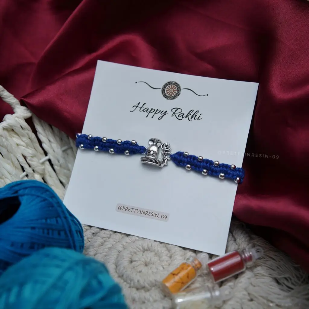 Silver Shivling Rakhi