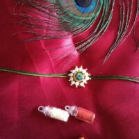 Peacock Feather Rakhi