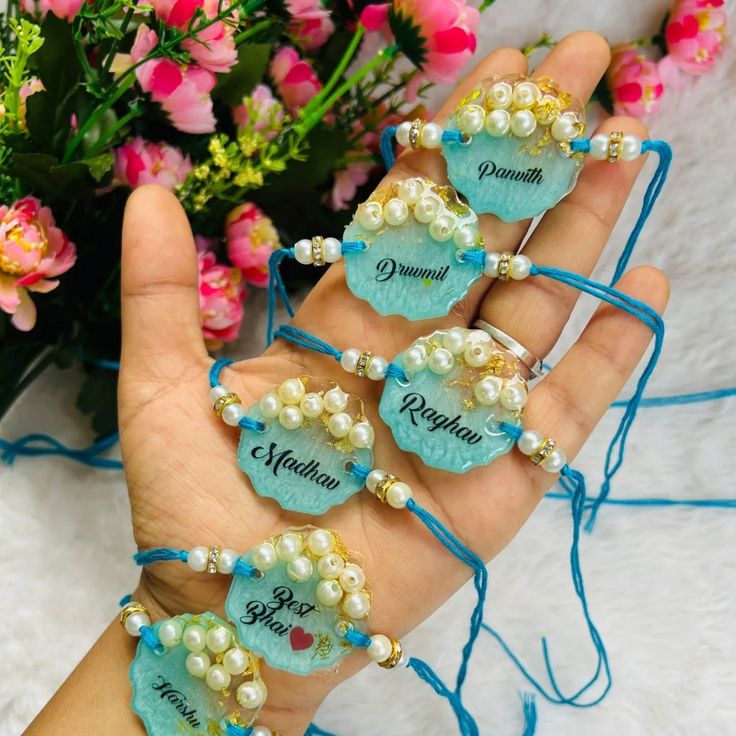 Customized Name Resin Rakhi