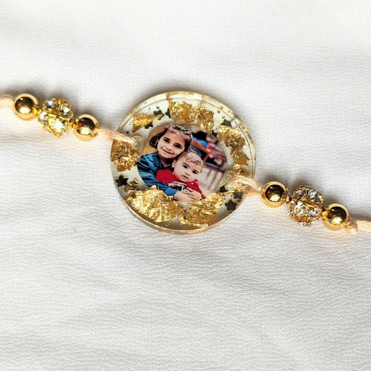 Customized Resin Photo Rakhi